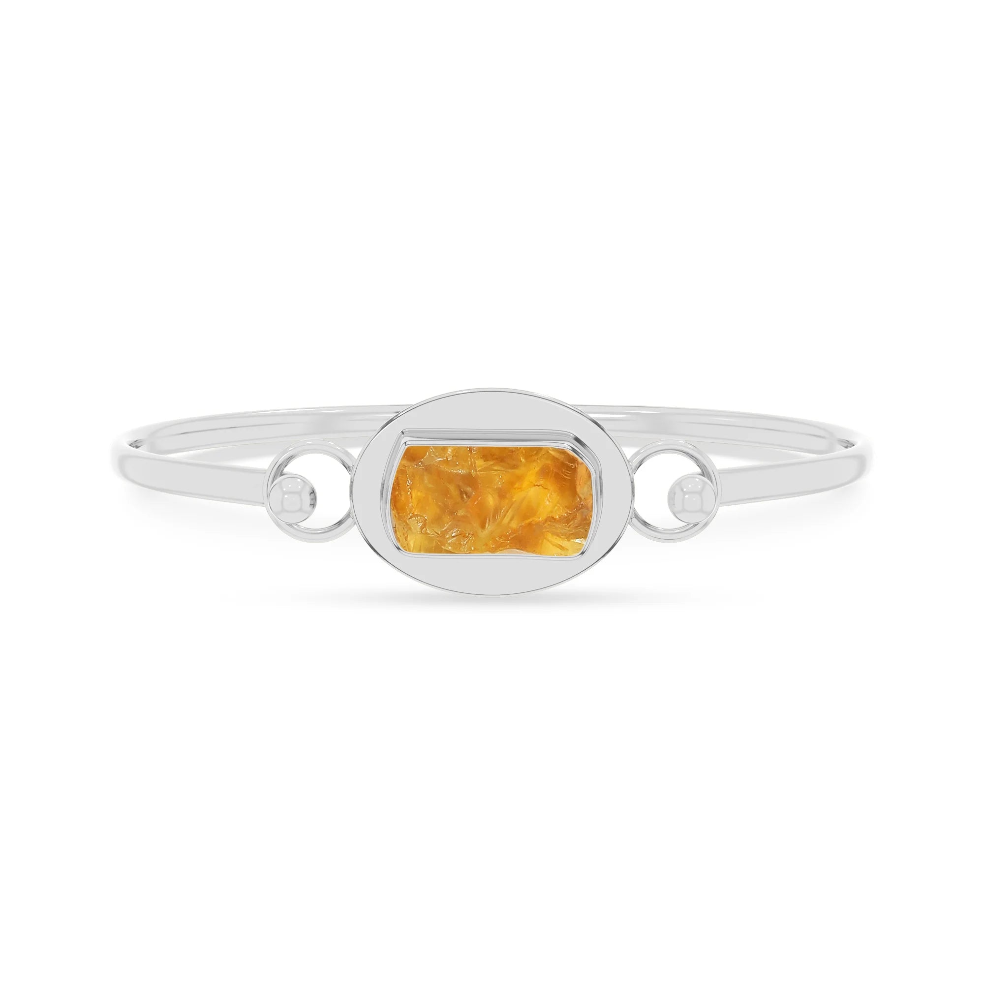 citrine rough bracelet