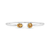 citrine cut bracelet