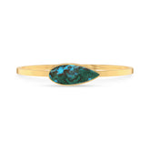 chrysocolla rough bracelet