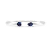 titanium druzy blue cab bracelet