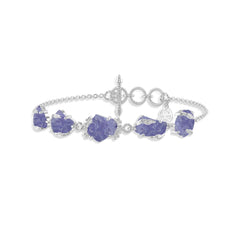 tanzanite rough bracelet