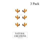 bumble bee slice earrings