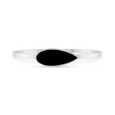 black onyx rough bracelet
