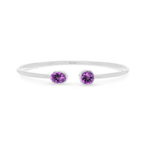 amethyst cut bracelet