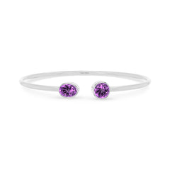 amethyst cut bracelet