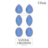 australian opal cab earrings