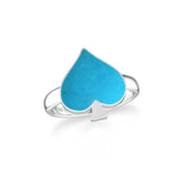 turquoise bezel-set ring