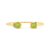 peridot twister bracelet