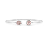 rose quartz cut bracelet