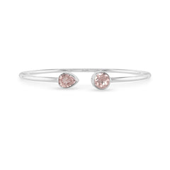 rose quartz cut bracelet
