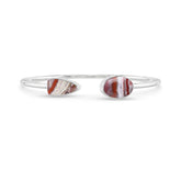 crazy lace agate cab bracelet