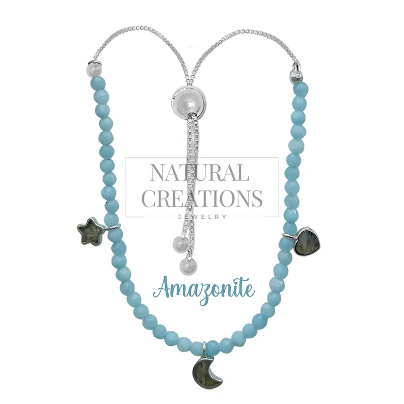 amazonite cut bracelet