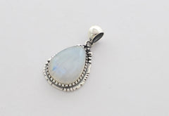 rainbow moonstone pendant