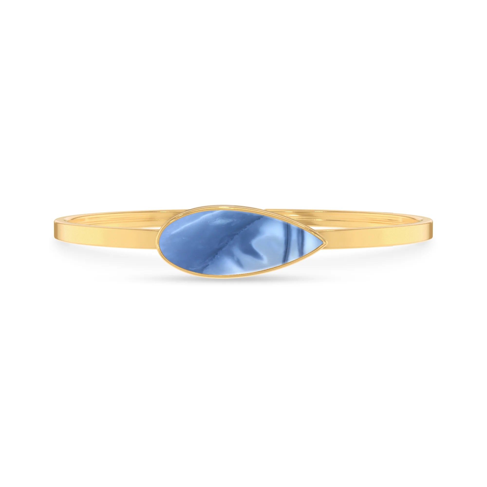 blue opal rough bracelet