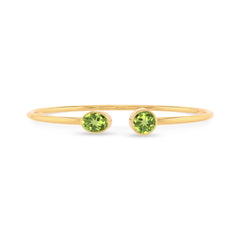 peridot cut bracelet