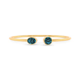 london blue topaz cut bracelet