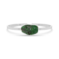 emerald rough bracelet