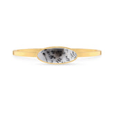 dendritic opal rough bracelet