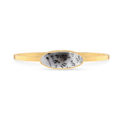 dendritic opal rough bracelet