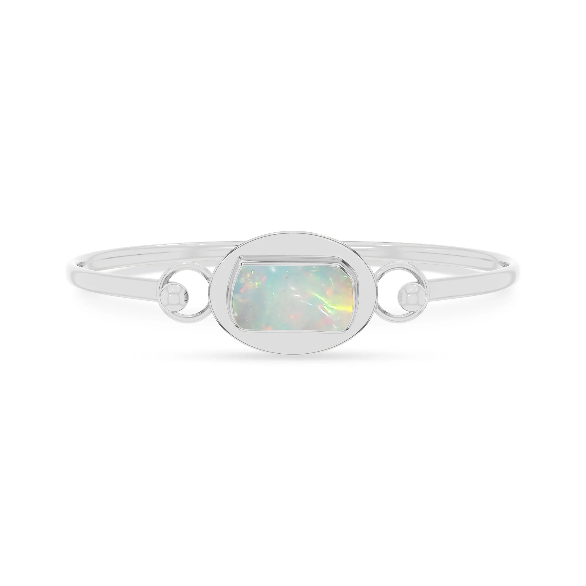 ethiopian opal rough bracelet