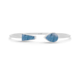 blue moonstone cab bracelet