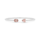 morganite cut bracelet