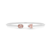 morganite cut bracelet
