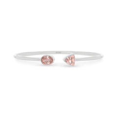morganite cut bracelet