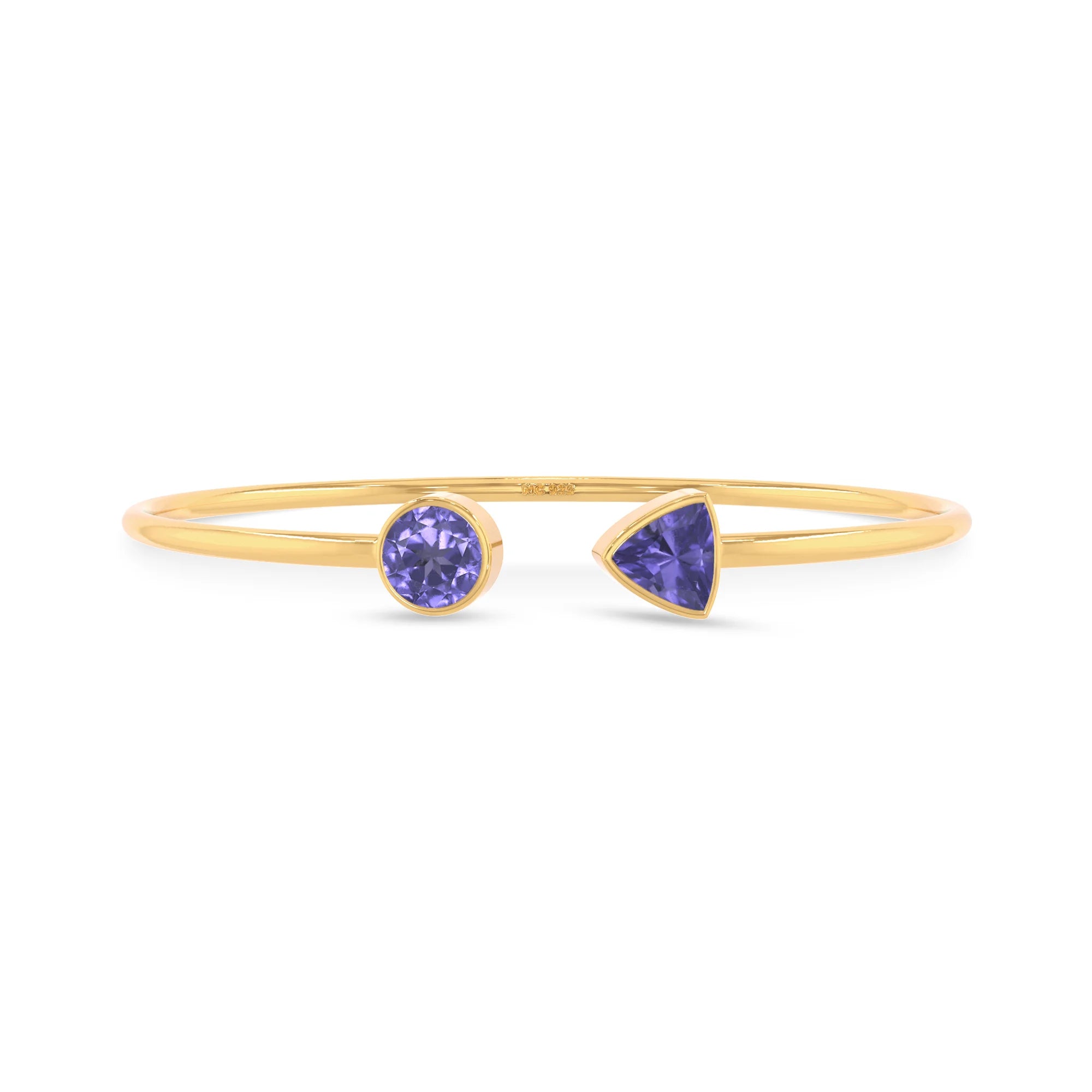 tanzanite cut bracelet