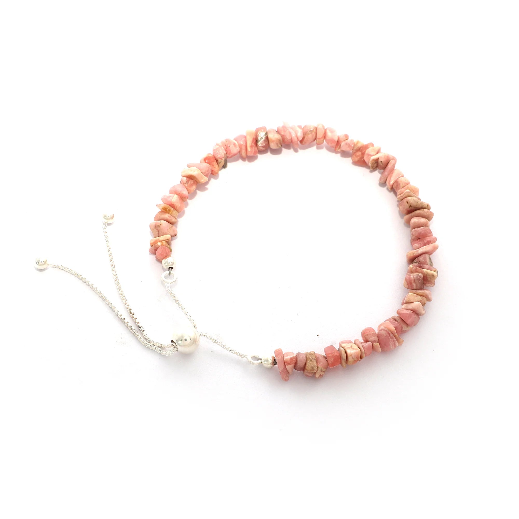 rhodochrosite rough bracelet