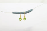 peridot cut earrings