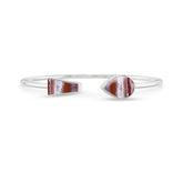 crazy lace agate cab bracelet