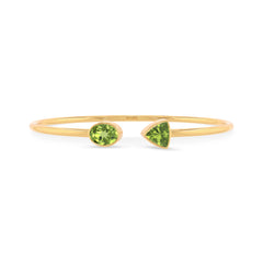 peridot cut bracelet