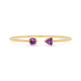 amethyst cut bracelet