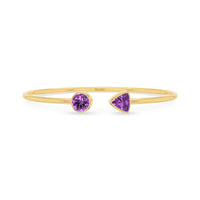 amethyst cut bracelet