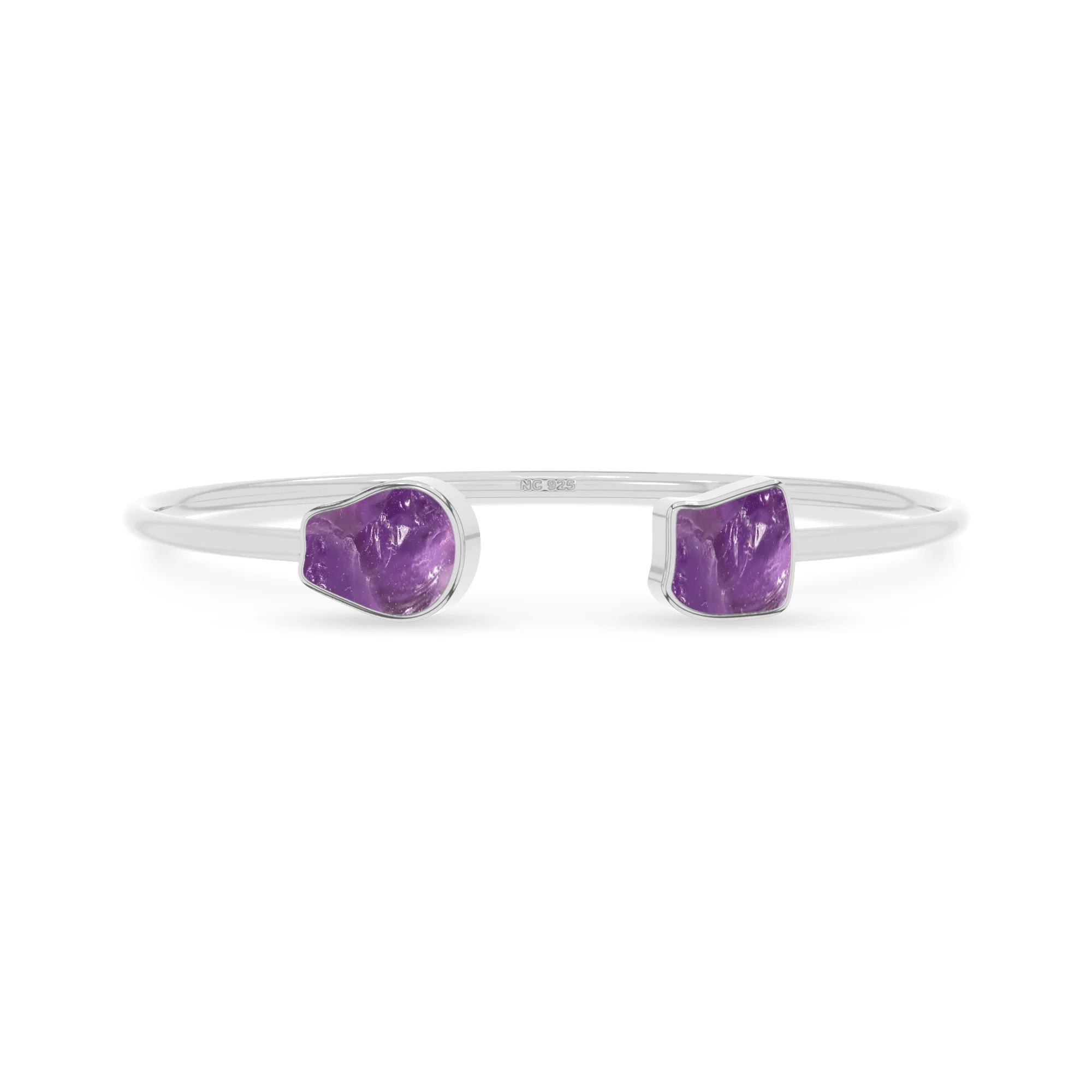 amethyst twister bracelet