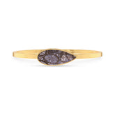 black fossil coral rough bracelet