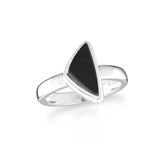 shungite bezel-set ring