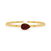 garnet cut bracelet