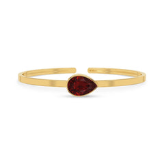 garnet cut bracelet