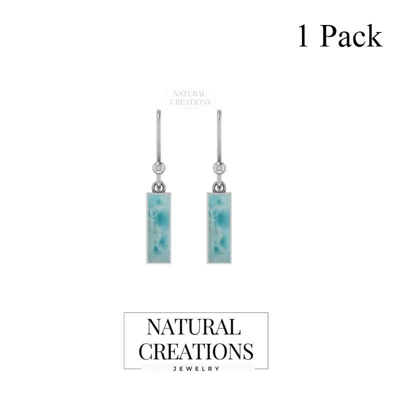 larimar slice earrings