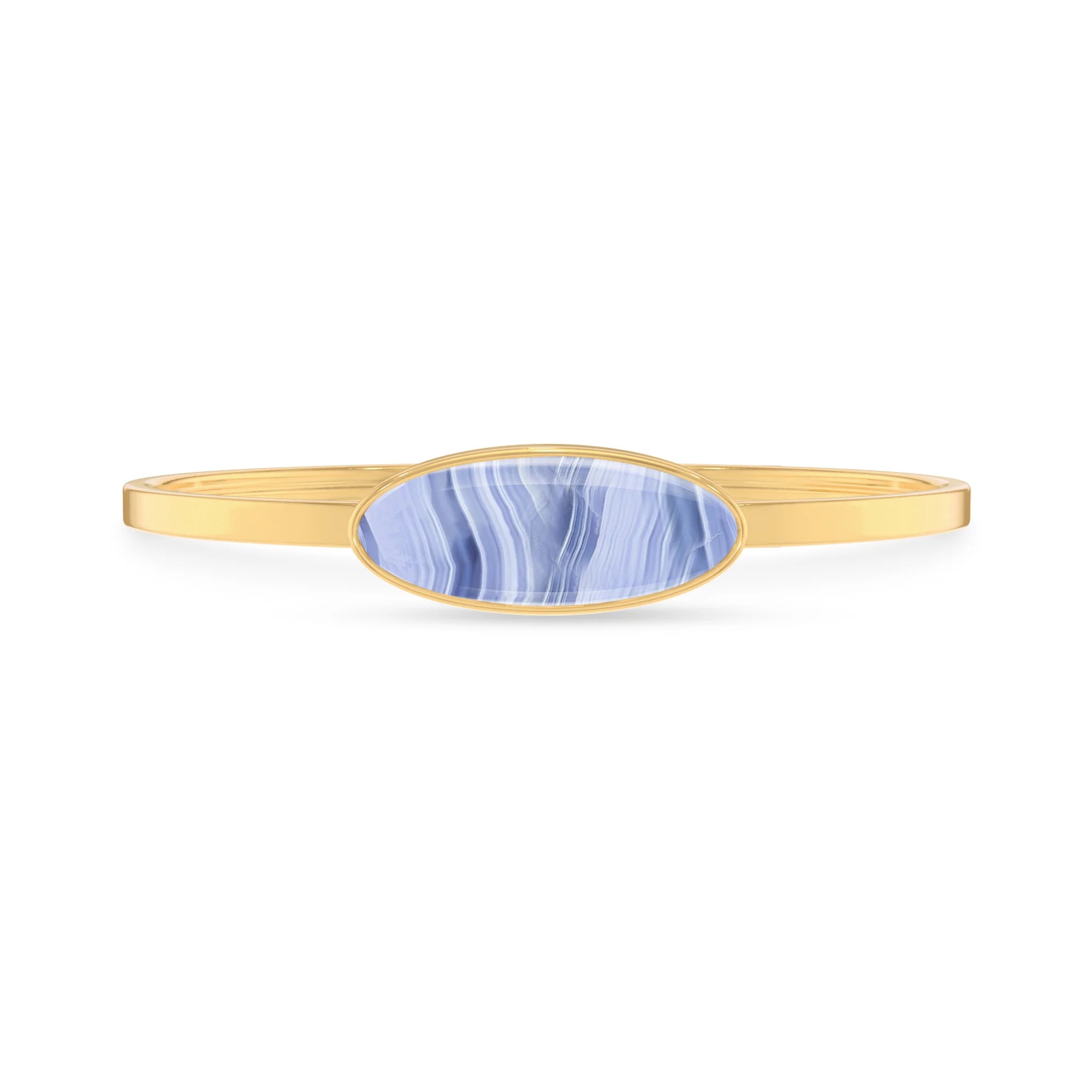 blue lace agate rough bracelet