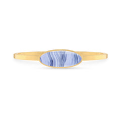 blue lace agate rough bracelet