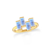 natural rainbow moonstone ring