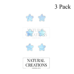 rainbow moonstone slice earrings