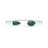 chrysocolla cab bracelet