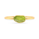 peridot rough bracelet