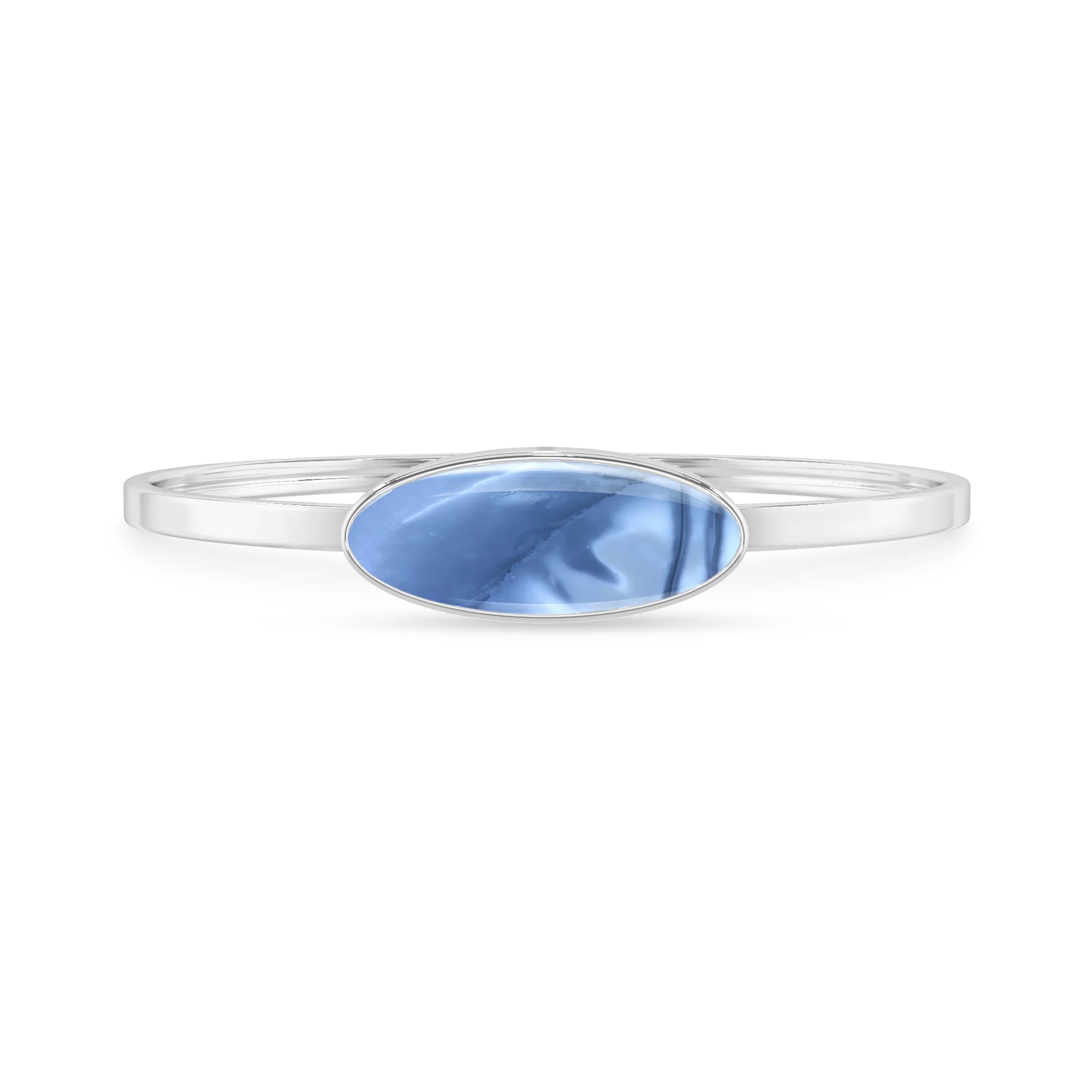 blue opal rough bracelet