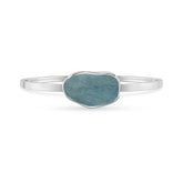 aquamarine rough bracelet