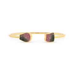 watermelon tourmaline twister bracelet